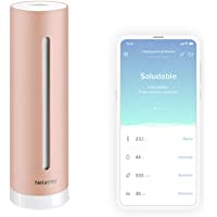 Los mejores  - Netatmo NHC-EC - Control de calidad de ambiente de tu hogar- aire interior- temperatura- humedad- sonido y CO2- Dorado…
